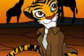 Cute tiger dress up game