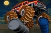 Monster truck acrobatics game